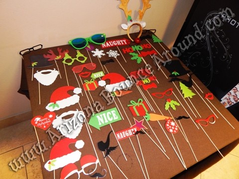 Holiday Photo Booth props